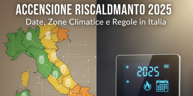 Accensione Riscaldamento 2025 Date, Zone Climatiche e Regole in Italia